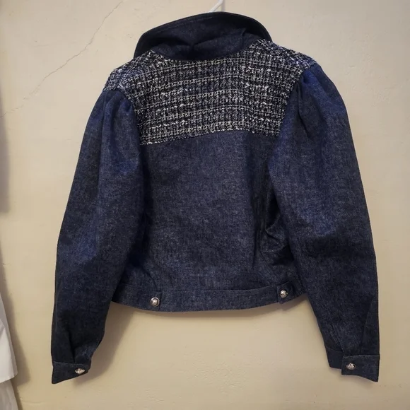 Macy McCoy Denim Tweed Jacket - Picture 10 of 12